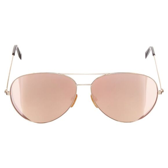 VICTORIA BECKHAM VB51 137 handmade mirrored rose tint pilot aviator sunglasses